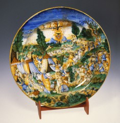 Plate with the Gathering of Manna