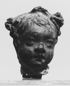 Head of a Child with Floral Crown