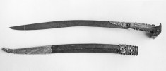 Sword ("Yataghan") and Scabbard