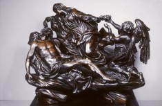 The Dead Christ Mourned by the Virgin and an Angel