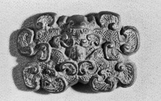 One of a Pair of Buckle Heads