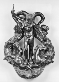 Door Knocker with Neptune