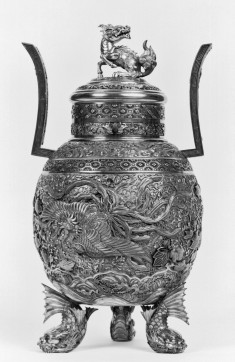 Incense Burner Decorated with Chinese Mythological Animals