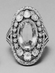 Ring with Openwork Bezel