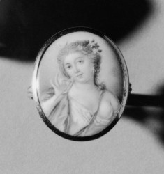 Ring with a Lady as Diana