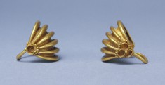 Pair of Basket-Shaped Hair Ornaments