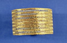 Bracelet with Open Rows of Looped Wire