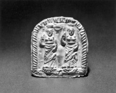 Plaque with Two Women