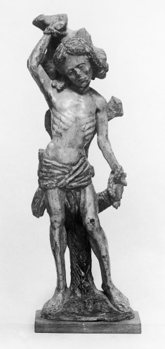 Devotional Statuette of Saint Sebastian