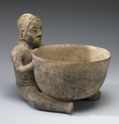Figure with Large Bowl