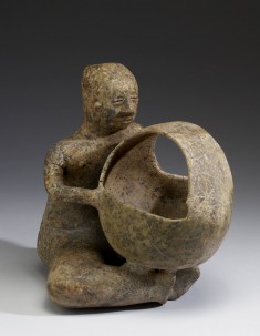 Figure with Large Bowl