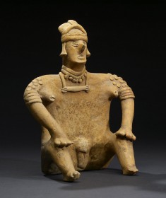 One of Four Figures, Seated Male