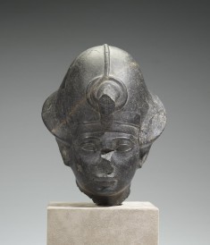 Head of King Amenhotep II with the "Blue Crown"