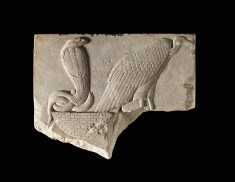 Model of a Vulture and Uraeus Seated on a Basket