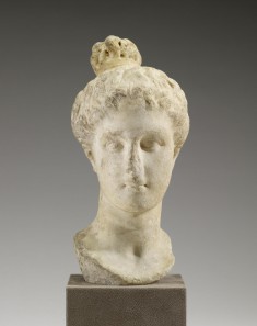 Head of a Maiden with "Lampadion" Hairstyle