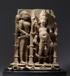 Agni with Celestial Attendant
