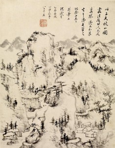 Landscape in the Style of Huang Gongwang [Huang Kung-wang]