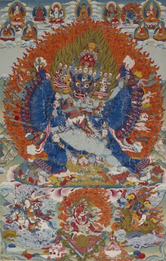 Vajrabhairava with Vajravetali