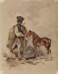 Peasant Feeding a Colt