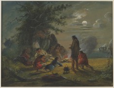 Moonlight - Camp Scene