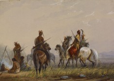 Expedition to Capture Wild Horses -Sioux