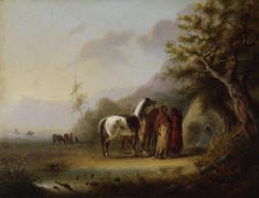 Sioux Indians in the Mountains