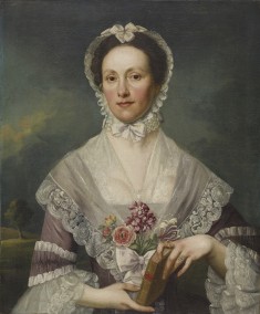 Portrait of a Lady Holding a Book