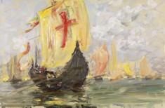 Scene of a Regatta, Venice