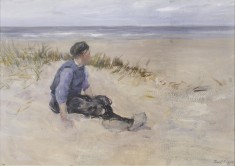 Figure on Beach, Holland