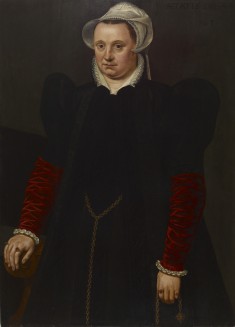 Portrait of a Woman with a Pomander