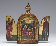 Saint John the Evangelist Dictating to Prochorus; the Annunciation