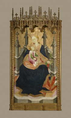 Madonna and Child on a Throne