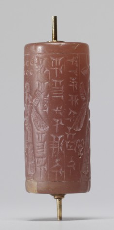 Cylinder Seal with a Cultic Scene