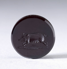 Intaglio with a pig