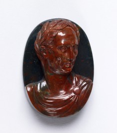 "Antique" Cameo with the Bust of Julius Caesar