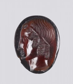 Intaglio with a Bust of a Boy to the Left