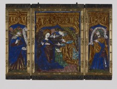 Triptych: Annunciation with the Prophets David and Isaiah