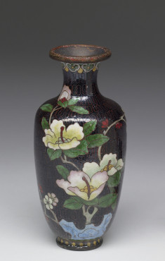 Enamel Vase Depicting a Stage of Cloisonné Enamelling Process (5 of 8)