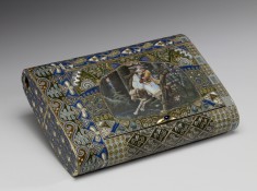 Cigar Box with Miniature: Ivan Trsarevich, the Fire Bird and the Grey Wolf