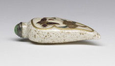 Snuff Bottle with Butterfly and Plum Blossom