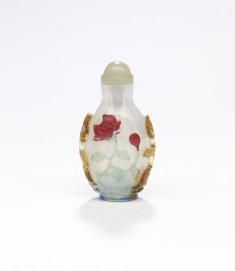 Snuff Bottle with Flowers