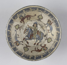 Bowl with Horseman and Harpies