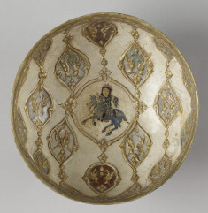 Bowl with Horseman and Birds