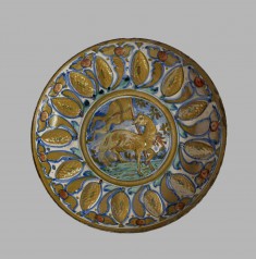 Dish with the Lamb of God