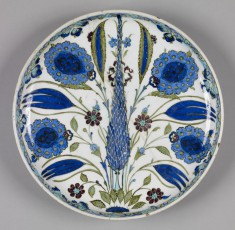 Plate with Tulips