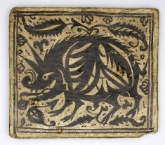 Ceiling Tile (socarrat) with a Boar