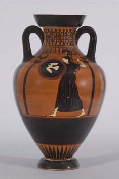 Pseudo-Panathenaic Amphora with a Musical Competition
