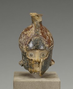 Aryballos in the Form of a Helmeted Head