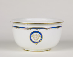 Chamber Pot with William T. Walters Monogram