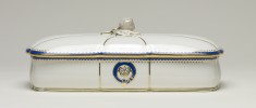 Toothbrush Dish with the Monogram of William T. Walters